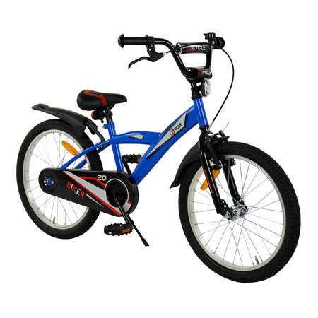 2Cycle 2Cycle Biker - Blauw -Jongensfiets 6 tot 8 jaar