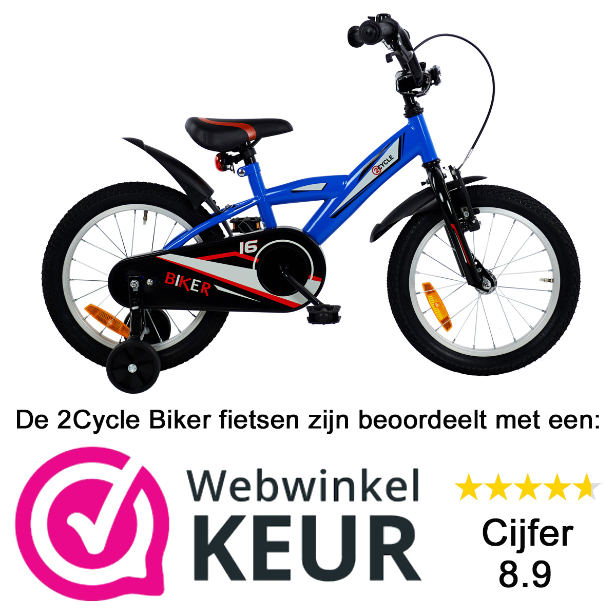 Badkamer pijnlijk Habitat Goedkope blauwe 2Cycle Biker jongensfiets online kopen | Prijskiller.nl