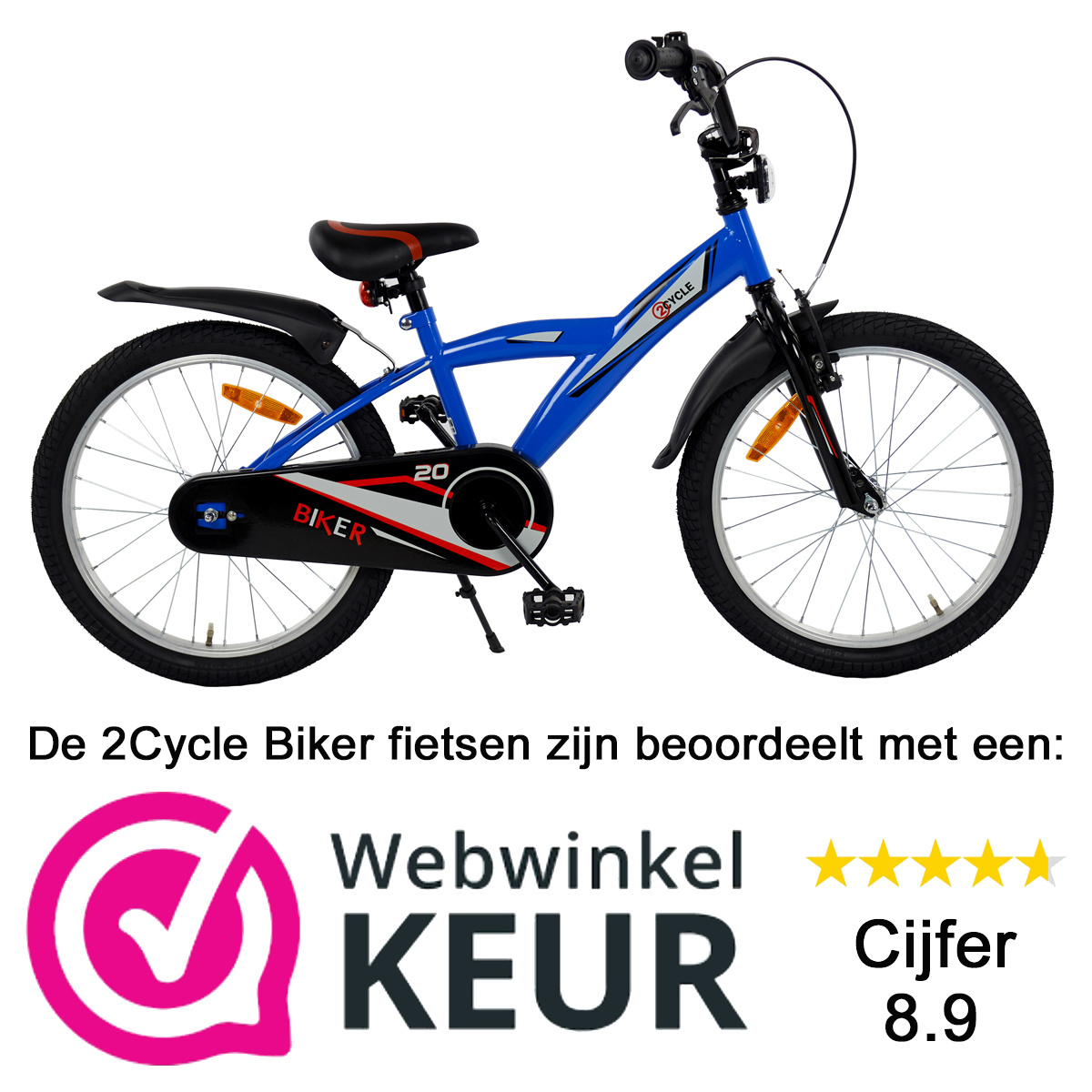 Italiaans Blijkbaar Wat Mooie 2Cycle Biker jongensfiets 20 inch direct online bestellen |  Prijskiller.nl