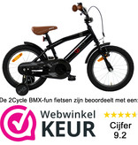 2Cycle 2Cycle BMX-Fun - Zwart - Jongensfiets 4 tot 6 jaar