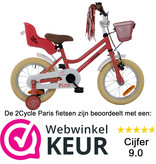 2Cycle 2Cycle Paris - Roze-Wit - Meisjesfiets 3 tot 5 jaar