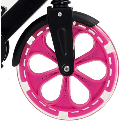 Sajan Sajan Step - LED - Grote Wielen - 20cm -Roze-Zwart - 2e