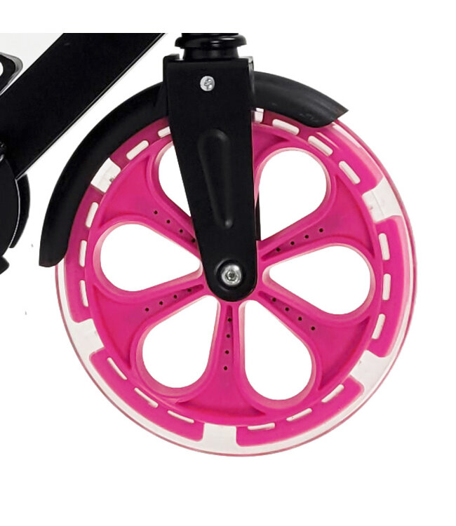 Sajan Step - LED - Grote Wielen - 20cm -Roze-Zwart - 2e