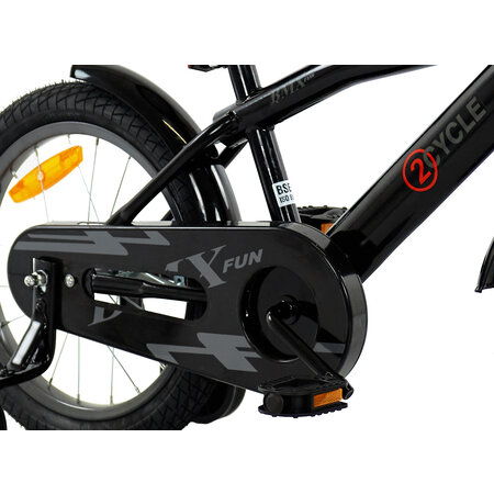 2Cycle 2Cycle BMX-Fun Kinderfiets - 16 inch - Zwart - 2e