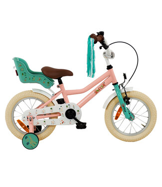 2Cycle 2Cycle Kenya kinderfiets 14 inch (3 tot 5 jaar) voor meisjes roze