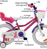 2Cycle 2Cycle Princess - Roze - Meisjesfiets 4 tot 6 jaar