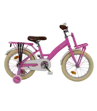 Sajan 2Cycle Lady kinderfiets 16 inch (4 tot 6 jaar) voor meisjes mat-roze