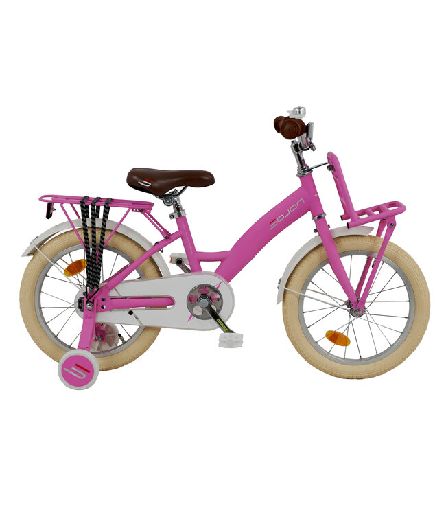 2Cycle Lady kinderfiets 16 inch (4 tot 6 jaar) voor meisjes mat-roze