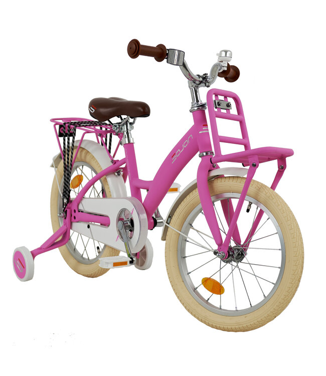 2Cycle Lady kinderfiets 16 inch (4 tot 6 jaar) voor meisjes mat-roze
