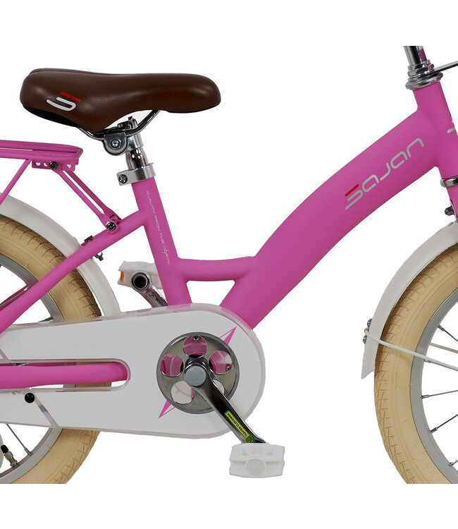 2Cycle Lady kinderfiets 16 inch (4 tot 6 jaar) voor meisjes mat-roze