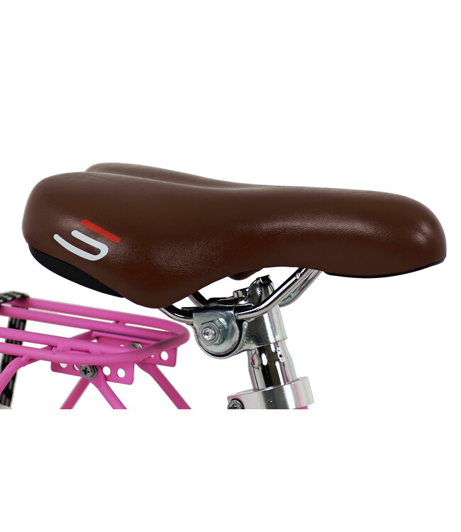 2Cycle Lady kinderfiets 16 inch (4 tot 6 jaar) voor meisjes mat-roze