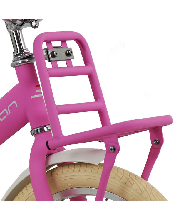 2Cycle Lady kinderfiets 16 inch (4 tot 6 jaar) voor meisjes mat-roze
