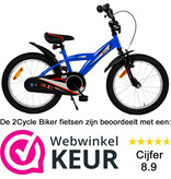 2Cycle 2Cycle Biker Kinderfiets - 18 inch - Blauw - 2e