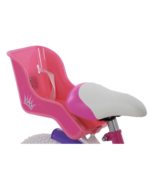 2Cycle Princess kinderfiets 14 inch (3 tot 5 jaar) voor meisjes roze