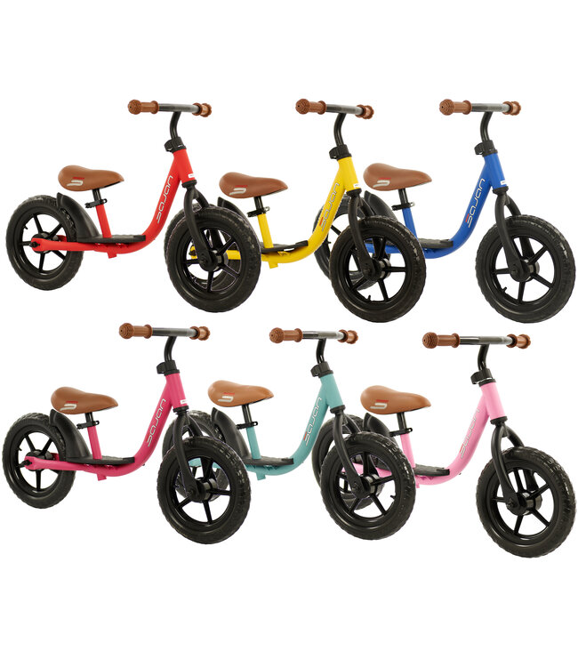 2Cycle Loopfiets - Balance Bike - Jongens en Meisjes - Loopfiets 2 Jaar - Buitenspeelgoed - Mat-Roze