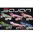 Sajan - Skateboard - LED - Penny board - Zwart-Groen - 22.5 inch - 56cm - Skateboard met Verlichting