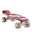 Sajan - Skateboard - LED - Penny board - Camouflage Roze - 22.5 inch - 56cm - Skateboard met Verlichting