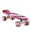 Sajan - Skateboard - LED - Penny board - Camouflage Paars - 22.5 inch - 56cm - Skateboard met Verlichting