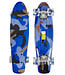 Sajan - Skateboard - LED - Penny board - Camouflage Blauw - 22.5 inch - 56cm - Skateboard met Verlichting