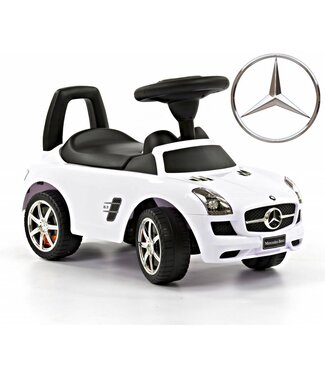 2Cycle Mercedes SLS-AMG - Loopauto - Wit - Loopauto 1 jaar - Loopwagen