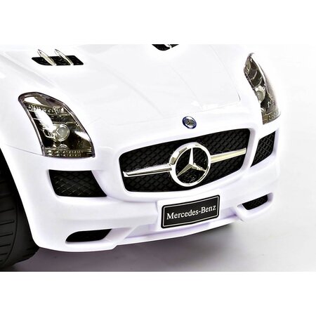 2Cycle Mercedes SLS-AMG - Loopauto - Wit - Loopauto 1 jaar - Loopwagen