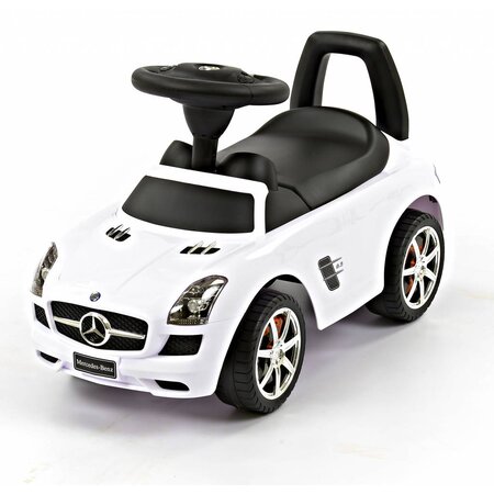 2Cycle Mercedes SLS-AMG - Loopauto - Wit - Loopauto 1 jaar - Loopwagen