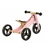 2Cycle 2 in 1 Loopfiets - Driewieler - Hout - 1 Jaar - Roze - Balance bike