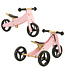 2Cycle 2 in 1 Loopfiets - Driewieler - Hout - 1 Jaar - Roze - Balance bike