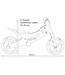 2Cycle 2 in 1 Loopfiets - Driewieler - Hout - 1 Jaar - Roze - Balance bike
