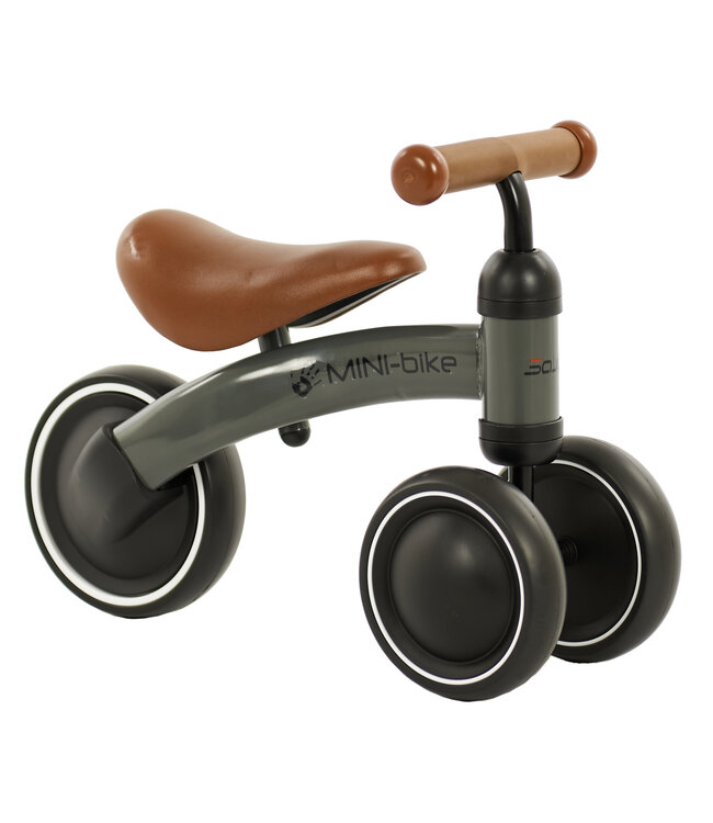 2Cycle Mini-Bike - Loopfiets - Jongens en Meisjes - 1 Jaar - Speelgoed - Grijs - Balance bike