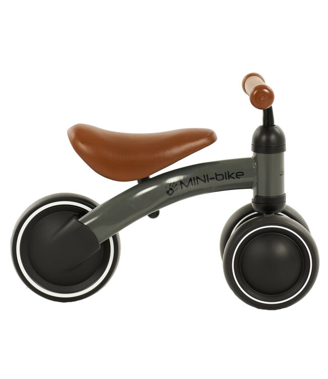 2Cycle Mini-Bike - Loopfiets - Jongens en Meisjes - 1 Jaar - Speelgoed - Grijs - Balance bike