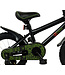 2Cycle BMX kinderfiets 14 inch (3 tot 5 jaar) voor jongens zwart-groen