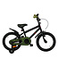2Cycle BMX kinderfiets 16 inch (4 tot 6 jaar) voor jongens zwart-groen