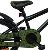 2Cycle 2Cycle BMX - Zwart-Groen - Jongensfiets 4 tot 6 jaar