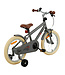 2Cycle BMX kinderfiets 16 inch (4 tot 6 jaar) voor jongens mat-grijs