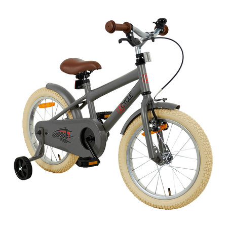 2Cycle 2Cycle BMX - Mat-Grijs - Jongensfiets 4 tot 6 jaar