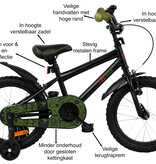 2Cycle 2Cycle BMX - Zwart-Groen - Jongensfiets 4 tot 6 jaar