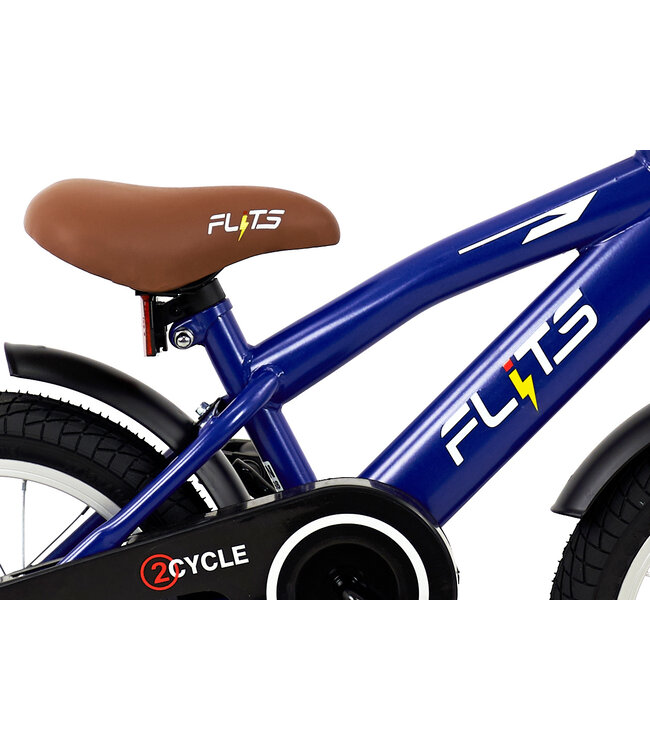 2Cycle Flits kinderfiets 14 inch (3 tot 5 jaar) voor jongens blauw