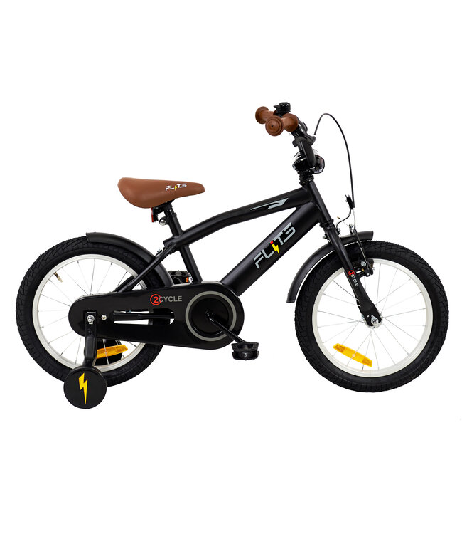 2Cycle Flits - Zwart - Jongensfiets 4 tot 6 jaar