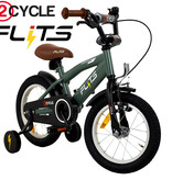 2Cycle 2Cycle Flits - Groen - Jongensfiets 3 tot 5 jaar