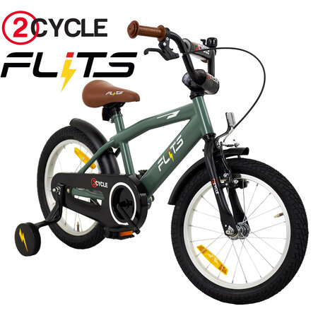 2Cycle 2Cycle Flits - Groen - Jongensfiets 4 tot 6 jaar