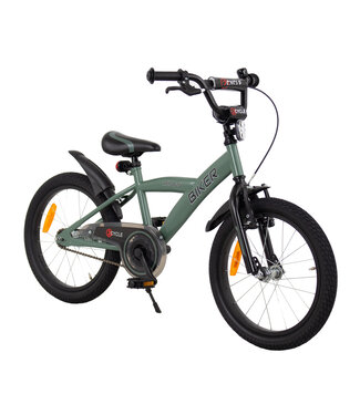 2Cycle 2Cycle Biker kinderfiets 18 inch (5 tot 7 jaar) voor jongens groen