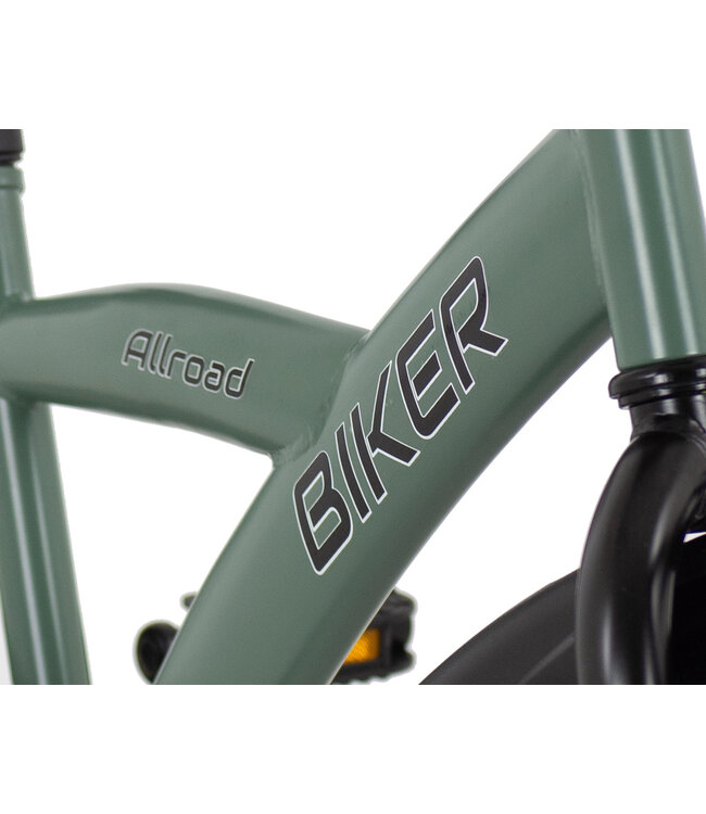 2Cycle Biker kinderfiets 18 inch (5 tot 7 jaar) voor jongens groen