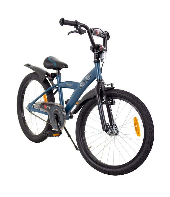 2Cycle Biker kinderfiets 20 inch (6 tot 8 jaar) voor jongens blauw