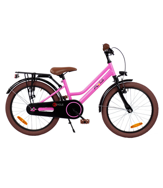 2Cycle Flits kinderfiets 20 inch (6 tot 8 jaar) voor meisjes roze
