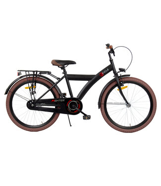 2Cycle 2Cycle Fighter kinderfiets 24 inch (8 tot 10 jaar) voor jongens zwart