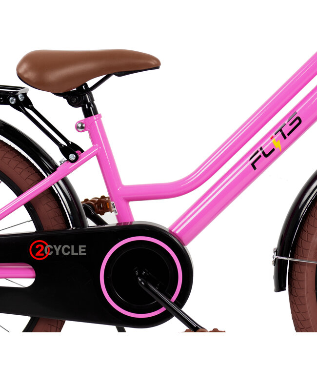 2Cycle Flits kinderfiets 20 inch (6 tot 8 jaar) voor meisjes roze