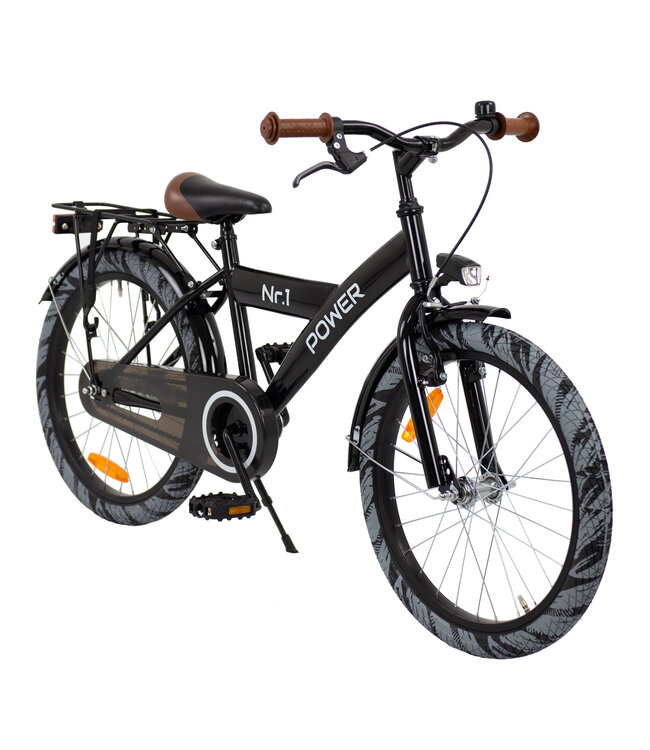2Cycle Power kinderfiets 20 inch (6 tot 8 jaar) voor jongens zwart