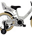 2Cycle Cat kinderfiets 16 inch (4 tot 6 jaar) voor meisjes zwart-wit