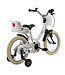 2Cycle Cat kinderfiets 16 inch (4 tot 6 jaar) voor meisjes zwart-wit